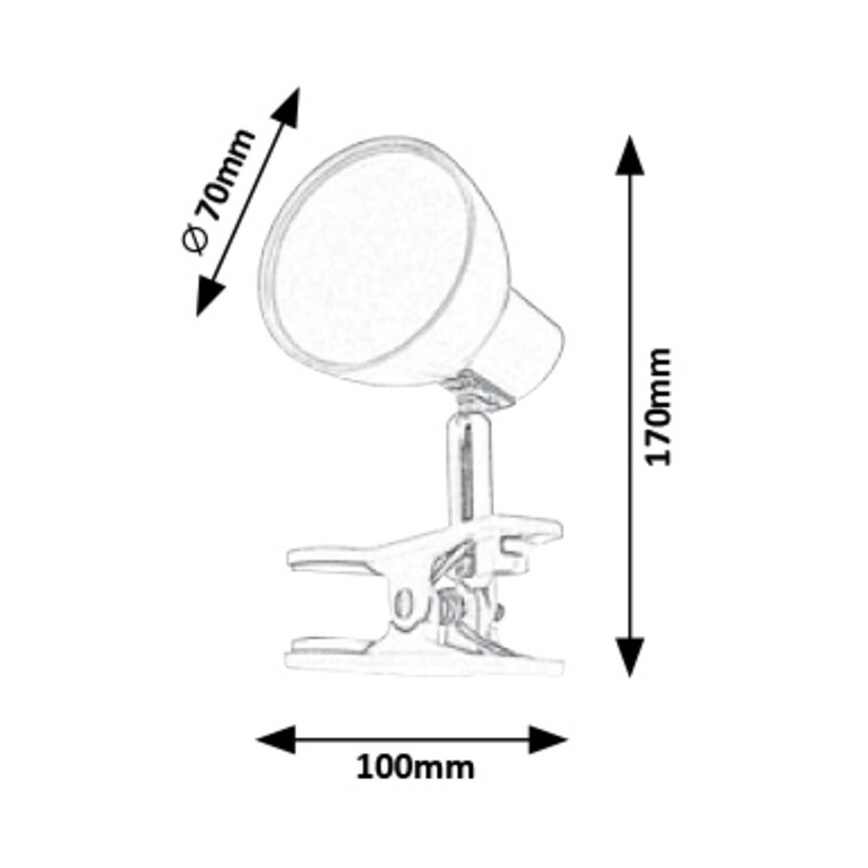 Rabalux - LED Lampa s klipom LED/5W/230V