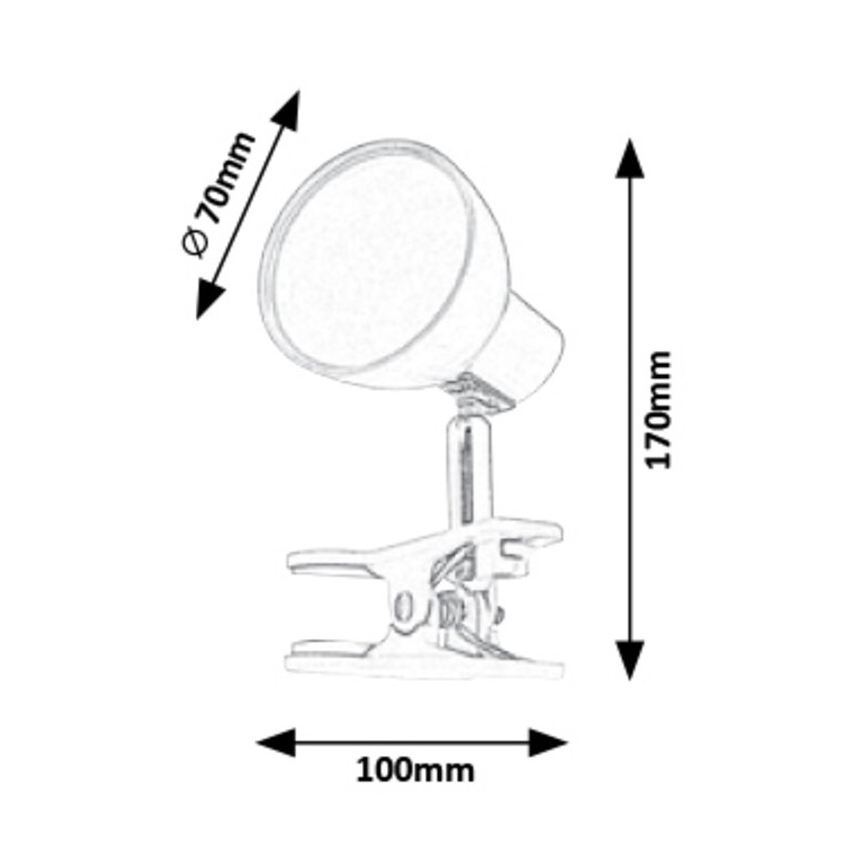 Rabalux - LED Lampa s klipom LED/5W/230V