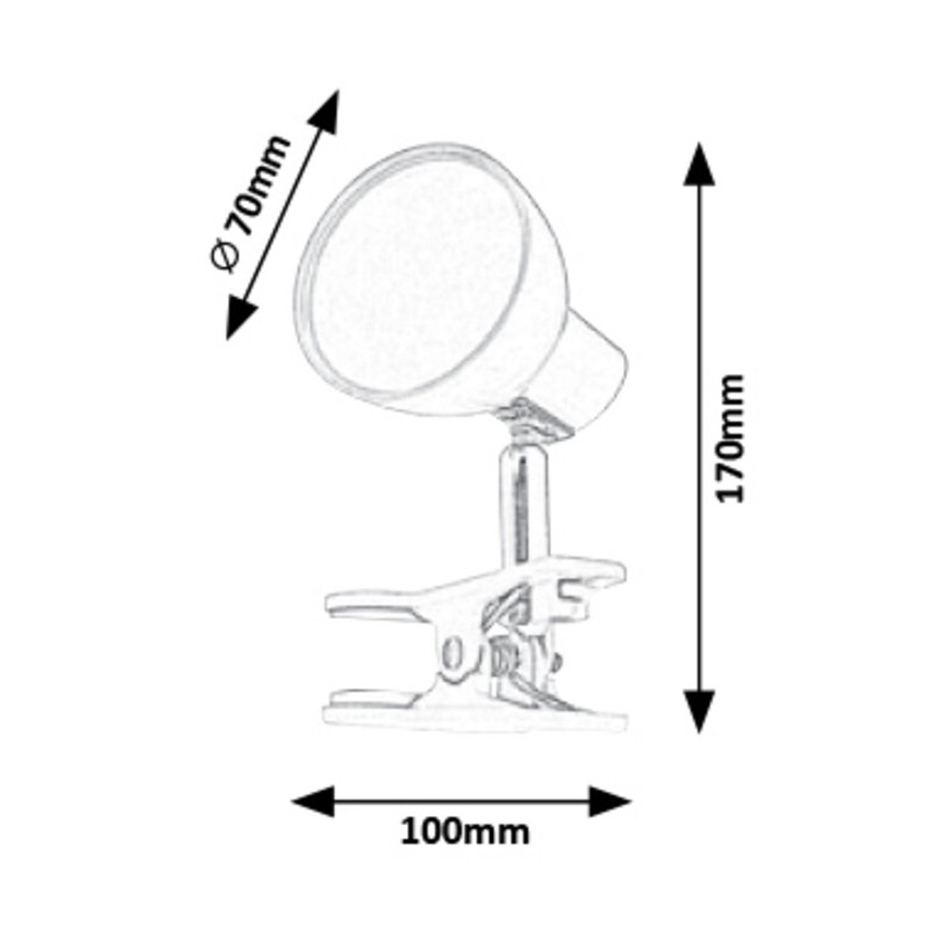 Rabalux - LED Lampa s klipom LED/5W/230V