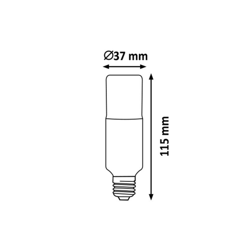 Rabalux - LED Žiarovka T37 E27/9W/230V 3000K