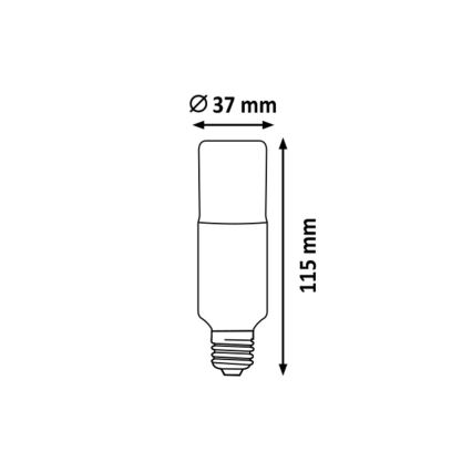 Rabalux - LED Žiarovka T37 E27/9W/230V 4000K