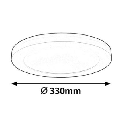 Rabalux - LED Stropné svietidlo so senzorom LED/30W/230V 33 cm