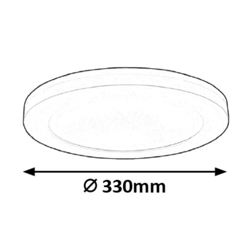 Rabalux - LED Stropné svietidlo so senzorom LED/30W/230V 33 cm