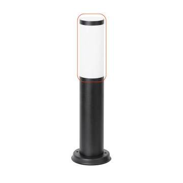Rabalux 19607 - Náhradné tienidlo pre vonkajšiu lampu BLACK TORCH E27