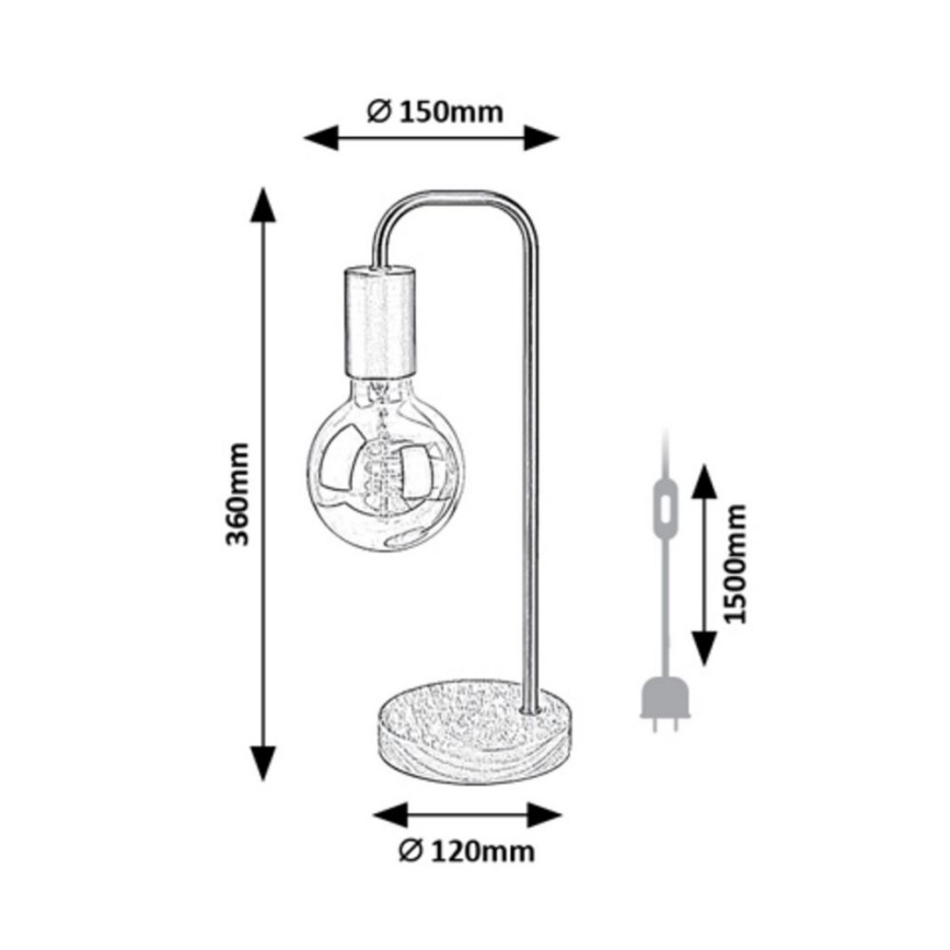 Rabalux - Stolná lampa 1xE27/40W/230V