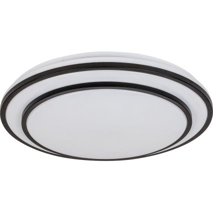 Rabalux - stmievateľné LED stropné svietidlo LED/40W/230V 3000-6500K čierne, priemer 49 cm + diaľkové ovládanie