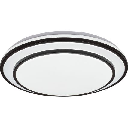 Rabalux - stmievateľné LED stropné svietidlo LED/40W/230V 3000-6500K čierne, priemer 49 cm + diaľkové ovládanie