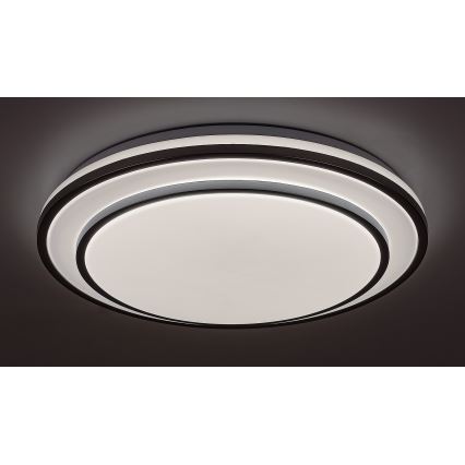 Rabalux - LED stmievateľné stropné svietidlo LED/40W/230V 3000-6500K strieborné pr. 49 cm + diaľkové ovládanie
