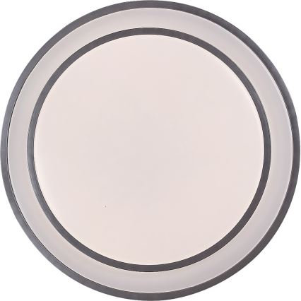 Rabalux - LED stmievateľné stropné svietidlo LED/40W/230V 3000-6500K strieborné pr. 49 cm + diaľkové ovládanie