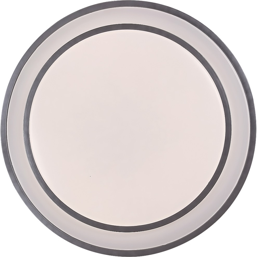 Rabalux - LED stmievateľné stropné svietidlo LED/40W/230V 3000-6500K strieborné pr. 49 cm + diaľkové ovládanie