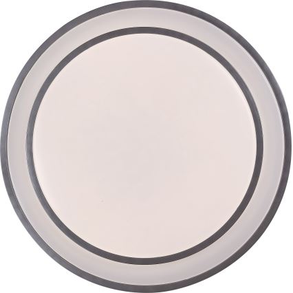 Rabalux - LED stmievateľné stropné svietidlo LED/40W/230V 3000-6500K strieborné pr. 49 cm + diaľkové ovládanie