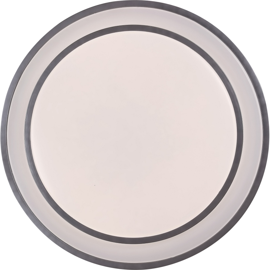 Rabalux - LED stmievateľné stropné svietidlo LED/40W/230V 3000-6500K strieborné pr. 49 cm + diaľkové ovládanie