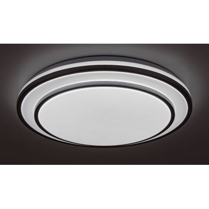 Rabalux - LED stmievateľné stropné svietidlo LED/40W/230V 3000-6500K strieborné pr. 49 cm + diaľkové ovládanie