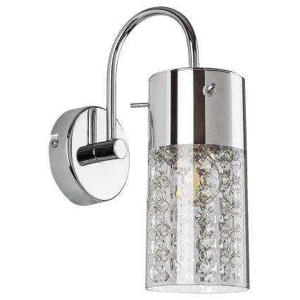 Rabalux - Kúpeľňové nástenné svietidlo 1xE14/40W/230V IP44 lesklý chróm