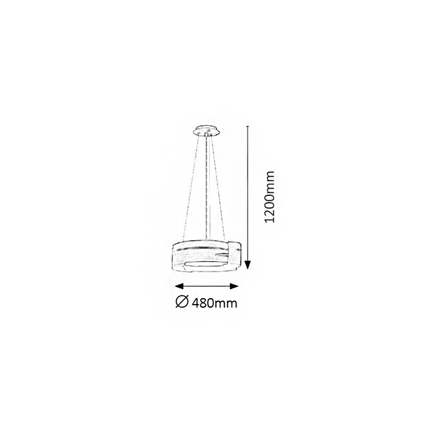 Rabalux - Luster 3xE27/60W/230V buk