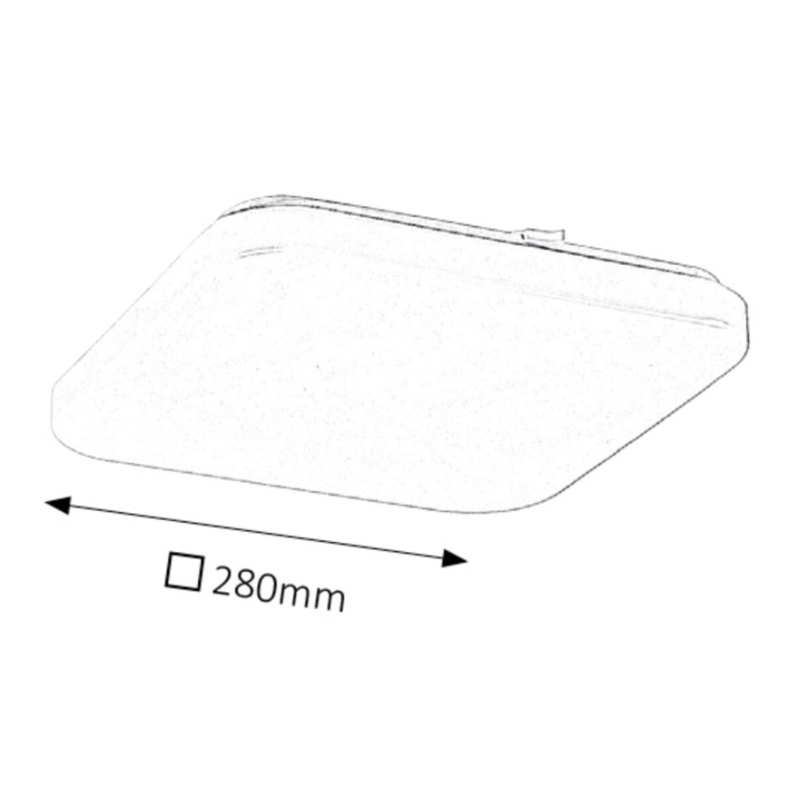 Rabalux - LED stropné svietidlo LED/20W/230V 28x28 cm