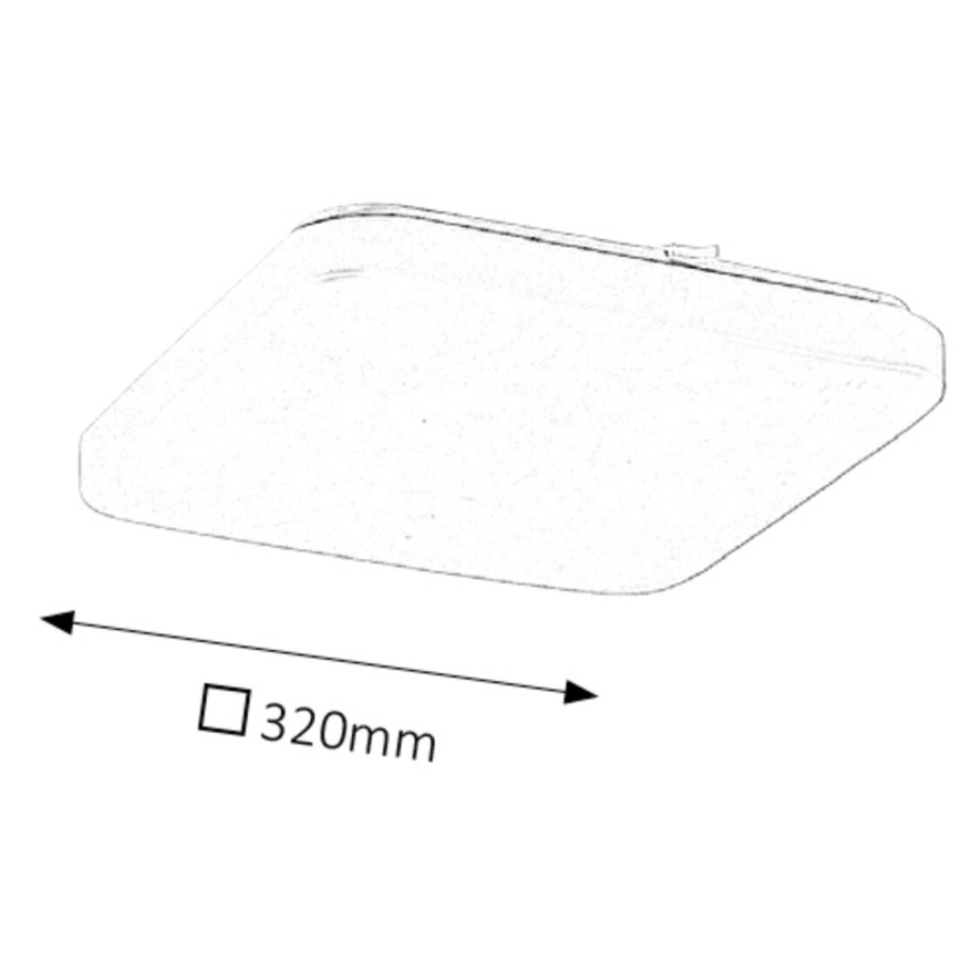 Rabalux - LED Stropné svietidlo LED/32W/230V 32x32 cm