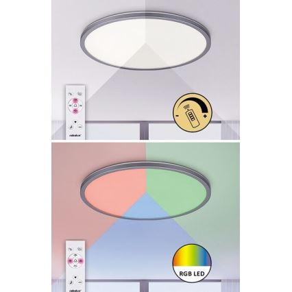 Rabalux - LED RGB Stmievateľné stropné svietidlo LED/22W/230V Wi-Fi Tuya + diaľkové ovládanie
