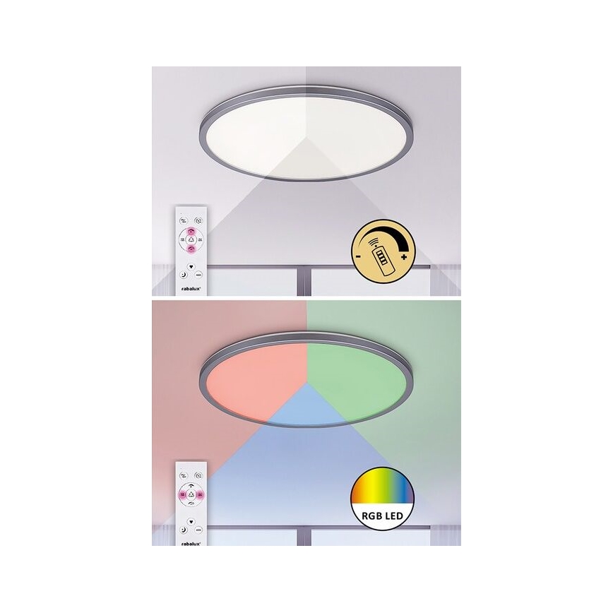 Rabalux - LED RGB Stmievateľné stropné svietidlo LED/22W/230V Wi-Fi Tuya + diaľkové ovládanie