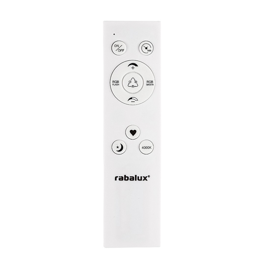 Rabalux - LED RGB Stmievateľné stropné svietidlo LED/22W/230V Wi-Fi Tuya + diaľkové ovládanie