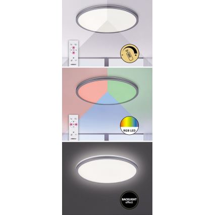 Rabalux - LED RGB Stmievateľné stropné svietidlo LED/22W/230V Wi-Fi + diaľkové ovládanie