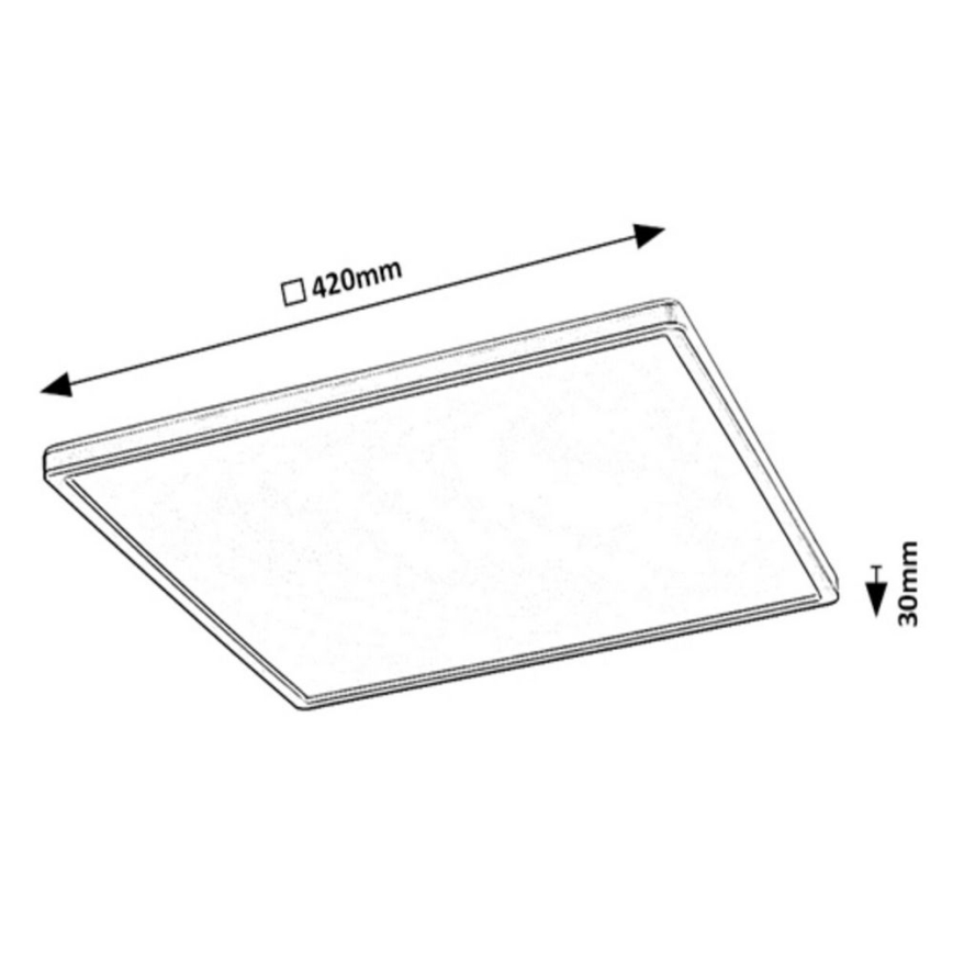 Rabalux - LED RGB Stmievateľné stropné svietidlo LED/22W/230V Wi-Fi Tuya + diaľkové ovládanie