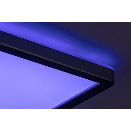 Rabalux - LED RGB Stmievateľné stropné svietidlo LED/22W/230V Wi-Fi Tuya + diaľkové ovládanie 42x42 cm