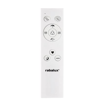 Rabalux - LED RGB Stmievateľné stropné svietidlo LED/22W/230V Wi-Fi Tuya + diaľkové ovládanie 42x42 cm