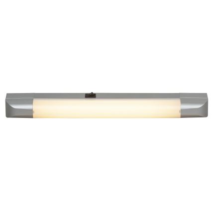 Rabalux - Podlinkové svietidlo BAND LIGHT 1xG13/10W/230V 39,5 cm strieborná