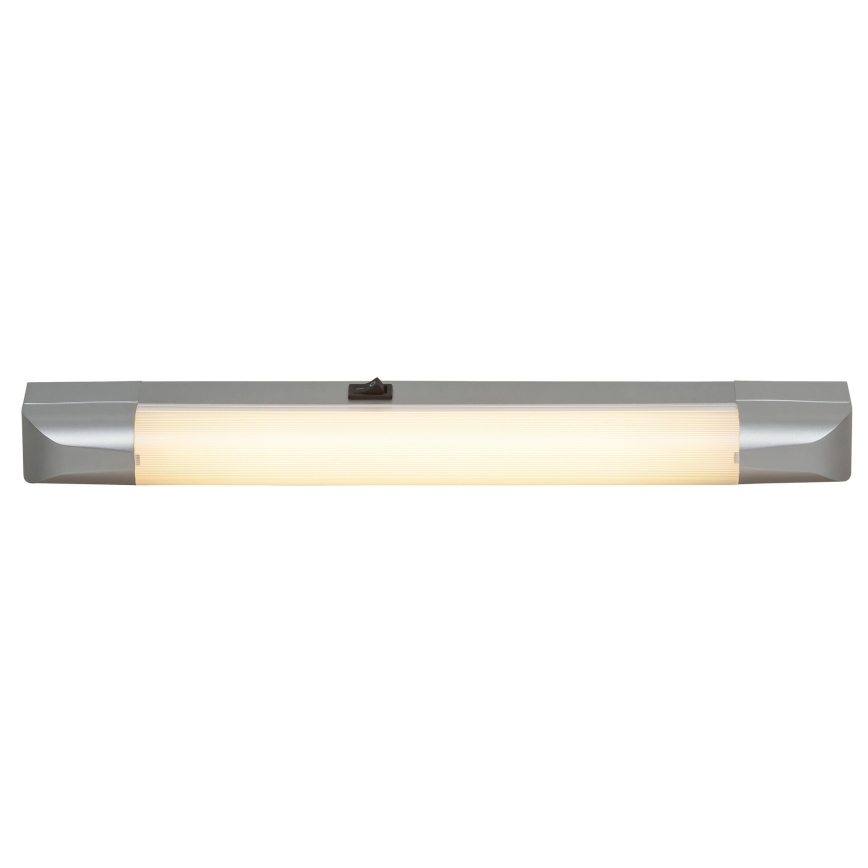 Rabalux - Podlinkové svietidlo BAND LIGHT 1xG13/10W/230V 39,5 cm strieborná