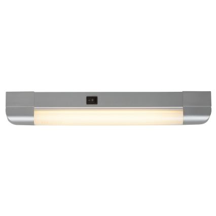 Rabalux - Podlinkové svietidlo BAND LIGHT 1xG13/10W/230V 39,5 cm strieborná