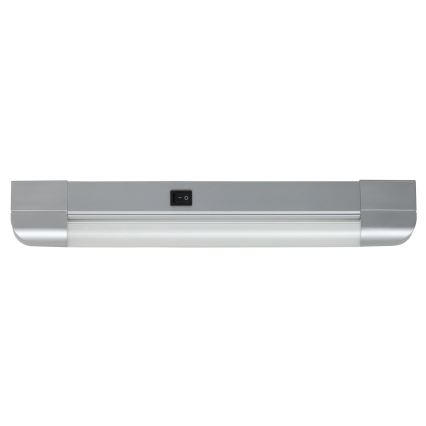 Rabalux - Podlinkové svietidlo BAND LIGHT 1xG13/10W/230V 39,5 cm strieborná
