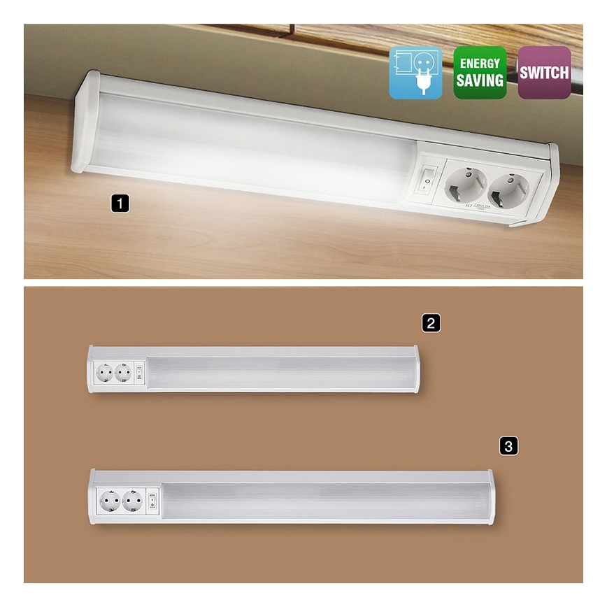 Rabalux 2322 - Podlinkové svietidlo BATH G13/15W/230V