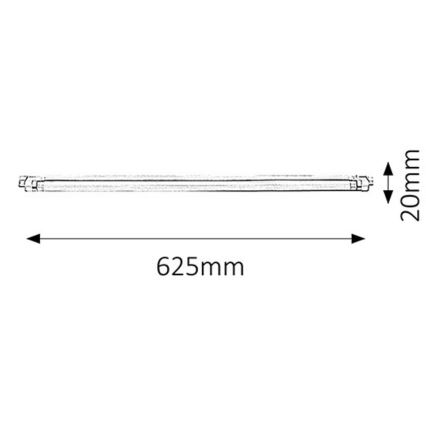 Rabalux 2344 - Podlinkové svietidlo SLIM G5/20W/230V