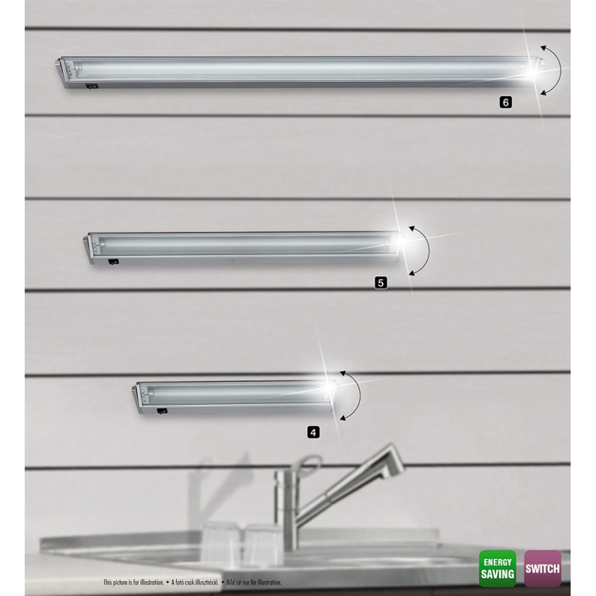 Rabalux 2366 - Podlinkové svietidlo EASY LIGHT 1xG5/21W/230V