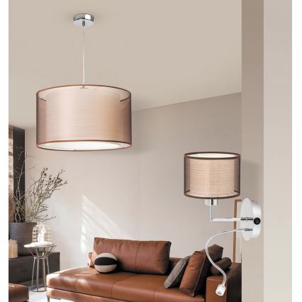 Rabalux 2629 - Nástenné svietidlo ANASTASIA E27/60W + LED/1W