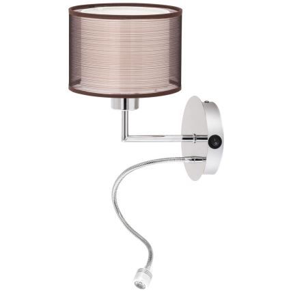 Rabalux 2629 - Nástenné svietidlo ANASTASIA E27/60W + LED/1W