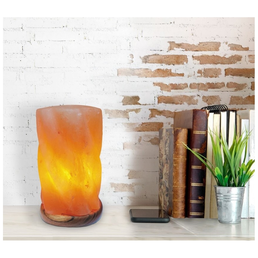 Rabalux - Soľná lampa 1xE14/15W/230V akácia 3,6 kg