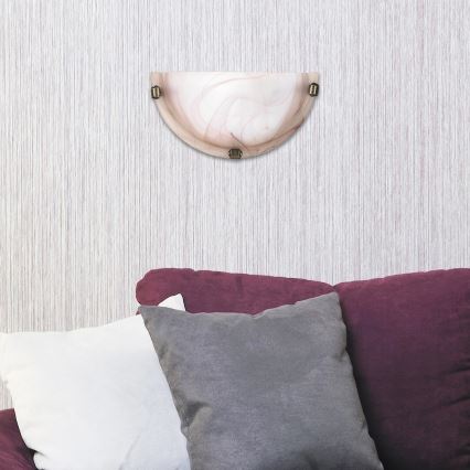 Rabalux - Nástenné svietidlo 1xE27/60W/230V alabastrové sklo