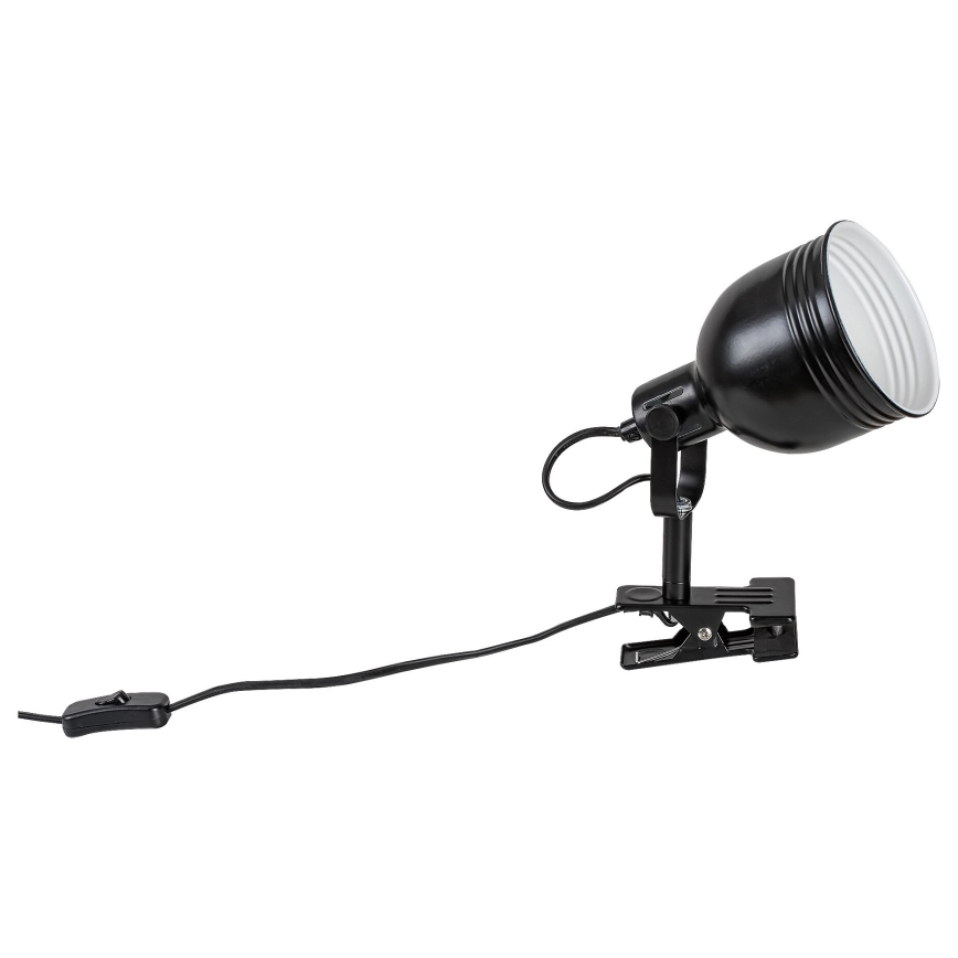 Rabalux - Lampa s klipom 1xE14/25W/230V čierna