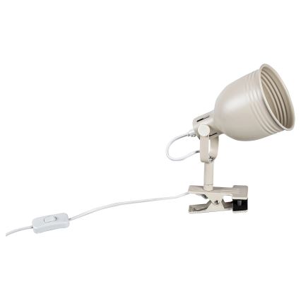 Rabalux - Lampa s klipom 1xE14/25W/230V béžová