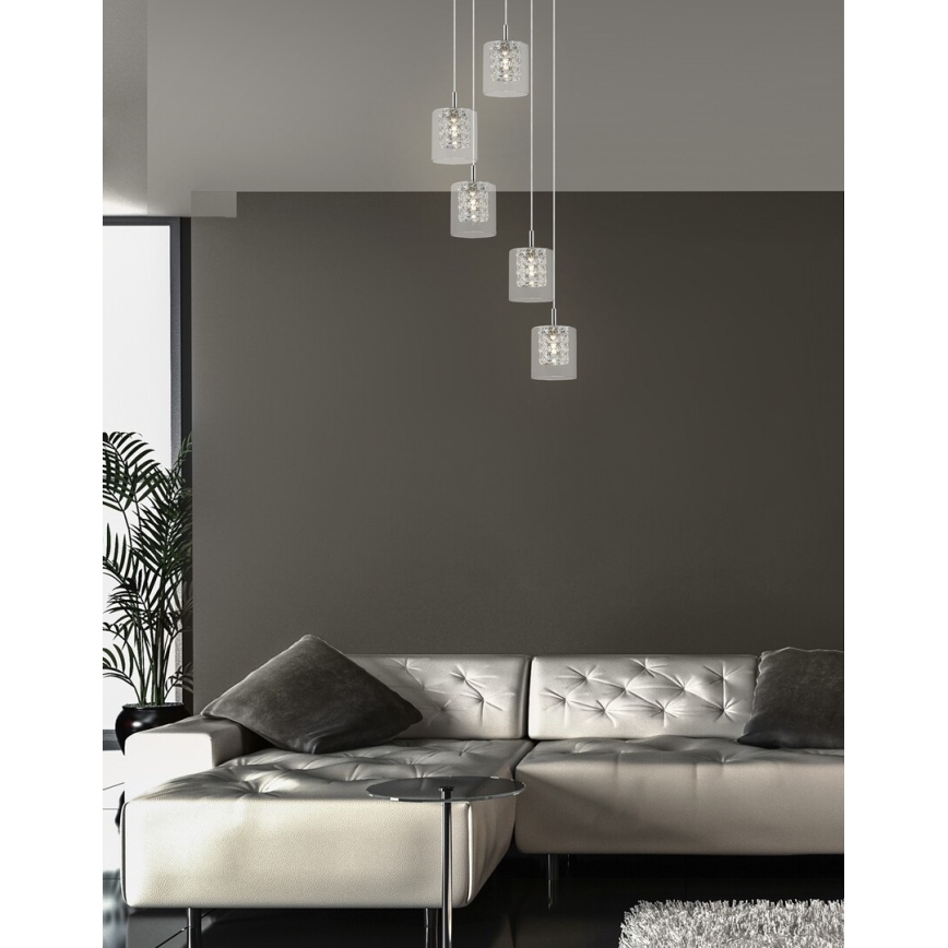 Rabalux - Krištáľový luster na lanku 5xG9/40W/230V