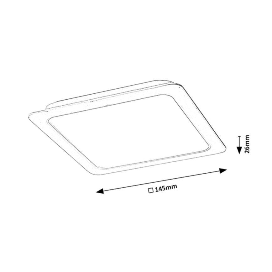 Rabalux - LED  Podhľadové svietidlo LED/12W/230V 14,5 cm