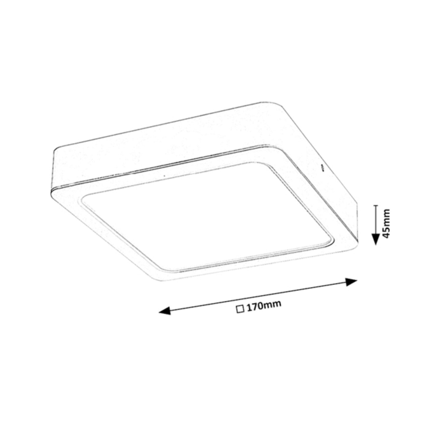 Rabalux - LED Stropné svietidlo LED/18W/230V 17 cm
