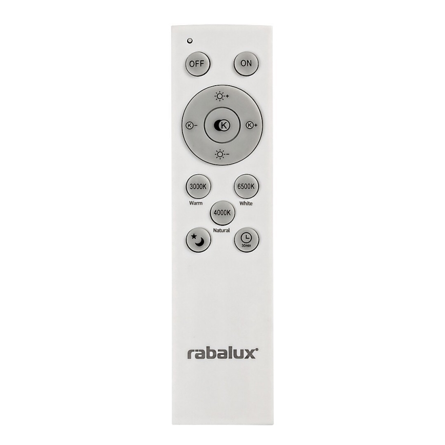 Rabalux - LED Stmievateľné stropné svietidlo LED/72W/230V 3000-6500K + diaľkové ovládanie