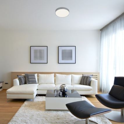 Rabalux - LED stropné svietidlo LED/36W/230V pr. 40 cm strieborné