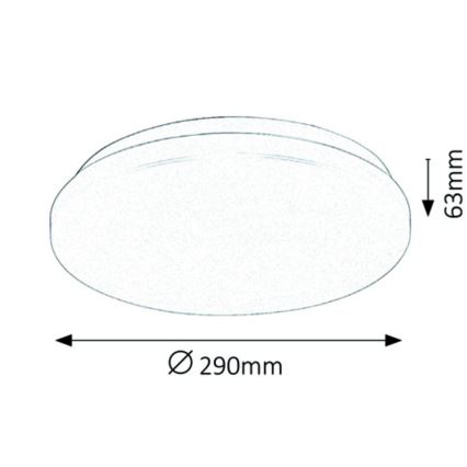 Rabalux - LED Stropné svietidlo 1xLED/20W/230V pr. 29 cm