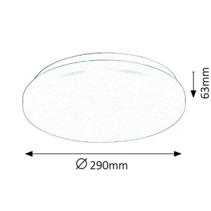 Rabalux 3338 - LED Stropné svietidlo ROB LED/20W/230V