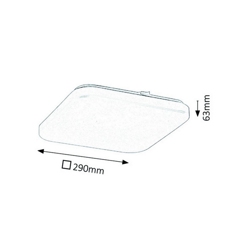 Rabalux - LED Stropné svietidlo 1xLED/20W/230V 29x29 cm