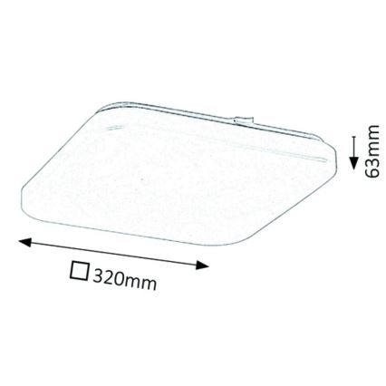 Rabalux - LED Stropné svietidlo LED/32W/230V